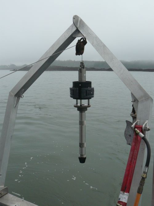 corer with extra weights