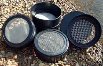 sieves for macroinvertebrate analysis